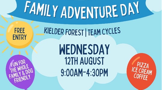Join Team Cycles at Kielder Bike Hire for a fun filled Family Day Out - Wednesday 12 August - 9am to 4:30pm